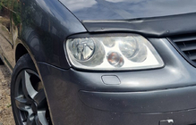 Volkswagen Caddy 2004–2010 Øjenlåg til forlygter (sort) foto 11