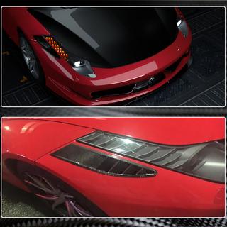 Frontkofanger-udvidelser V1 (2011-2013, Carbon) Ferrari 458 Italia 2009–2015 foto 3