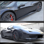 Ferrari 458 Italia 2009–2015 Sideskørter (2011-2013, Carbon) foto 5