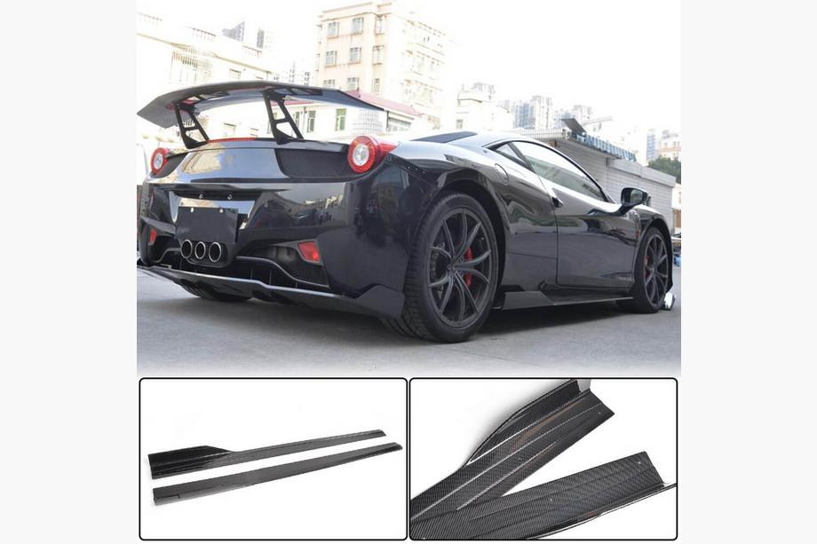 Ferrari 458 Italia 2009–2015 Sideskørter (2011-2013, Carbon) Image