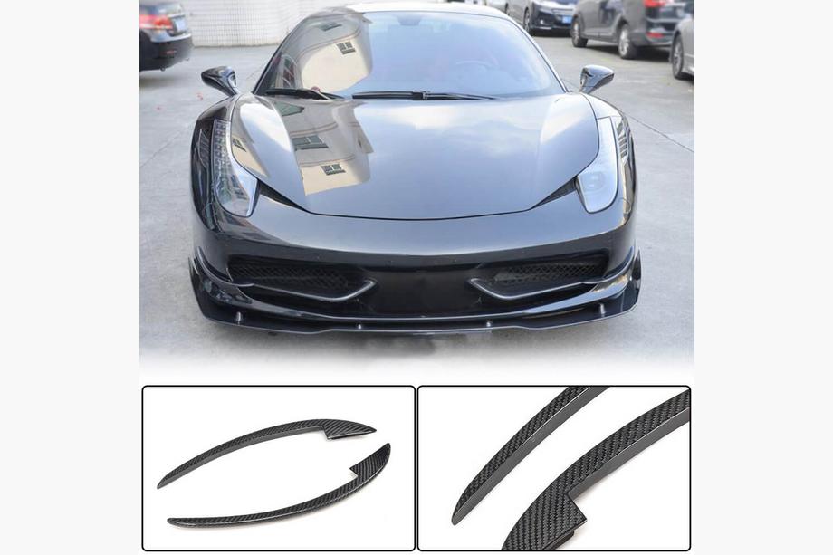 Ferrari 458 Italia 2009–2015 Frontkofanger-læber V2 (2011-2013, carbon) Image