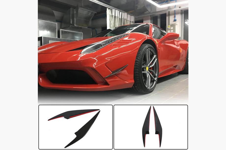 Ferrari 458 Italia 2009–2015 Frontkofanger læber (2014-2015, carbon) Image