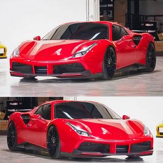 Flap-indsatse til frontkofanger (2015-2019, kulfiber) Ferrari 488 GTB 2015–2019 foto 2