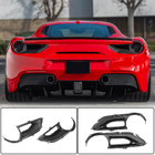 Ferrari 488 GTB 2015–2019 Baglygtekåber (2015-2017, carbon) foto 1