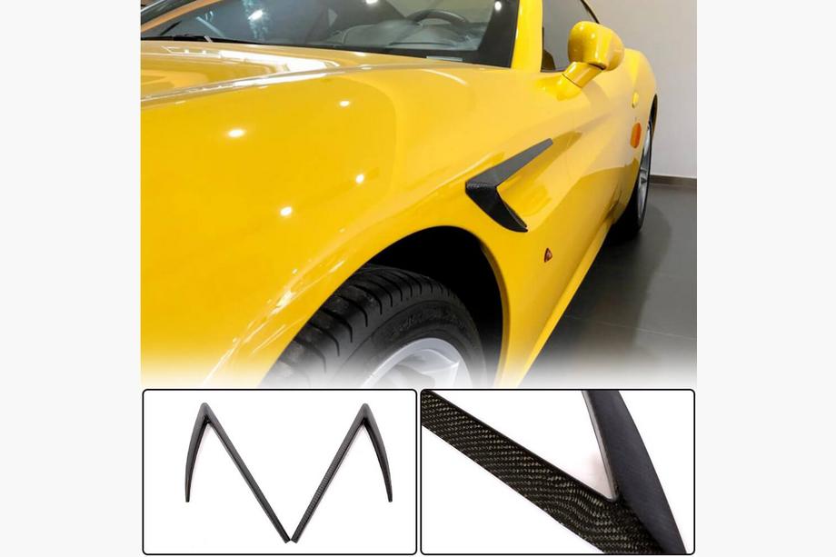 Ferrari California 2008–2017 Kulfiber skærmkapper til forskærme (2015-2018, Carbon) Image