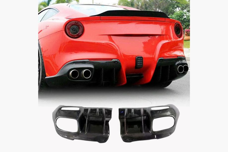 Ferrari F12 Berlinetta 2012–2017 Bagkofangerdiffuser (2012-2014, Carbon) Foto 1