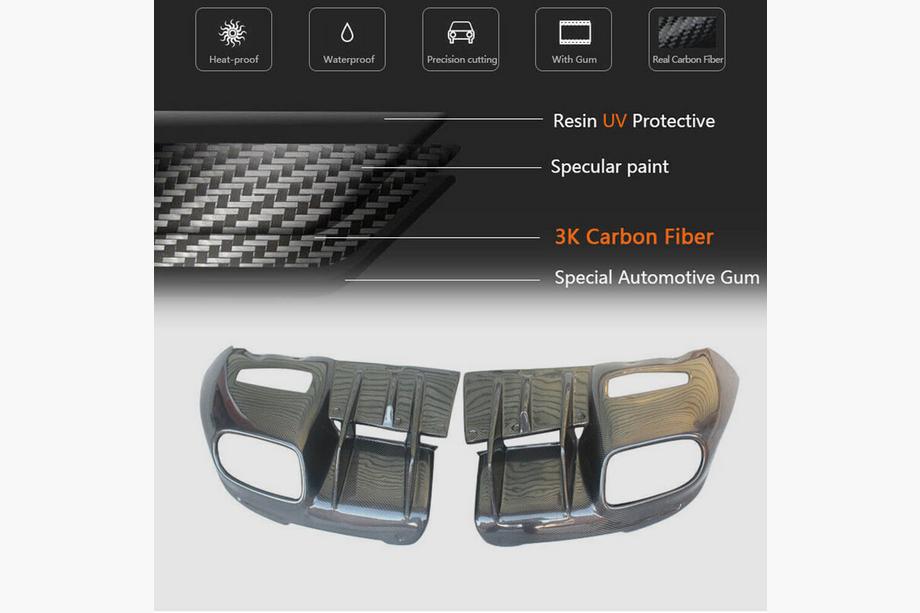 Ferrari F12 Berlinetta 2012–2017 Bagkofangerdiffuser (2012-2014, Carbon) Foto 6