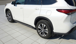 Toyota Highlander 2019– OEM sidetrin (2024+, 2 stk., aluminium) foto 1
