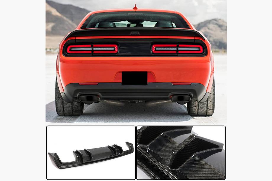 Dodge Challenger 2008–2023 Bagkofanger diffuser (2015-2023, carbon) Image