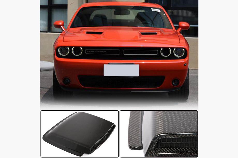 Dodge Challenger 2008–2023 Motorhjelmsafdækning (2015-2019, Kulfiber) Image