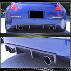 Nissan 350Z 2002–2009 Diffuser til bagkofanger (2003-2009, kulfiber) foto 4
