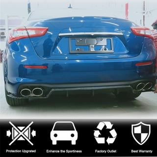 Diffuser til bagkofanger (til Base 2018-2020, carbon) Maserati Ghibli 2013–2023 foto 2