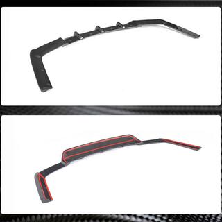 Diffuser til bagkofanger (til Base 2018-2020, carbon) Maserati Ghibli 2013–2023 foto 4