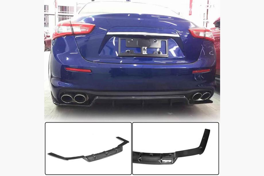 Maserati Ghibli 2013–2023 Diffuser til bagkofanger (til Base 2018-2020, carbon) Image