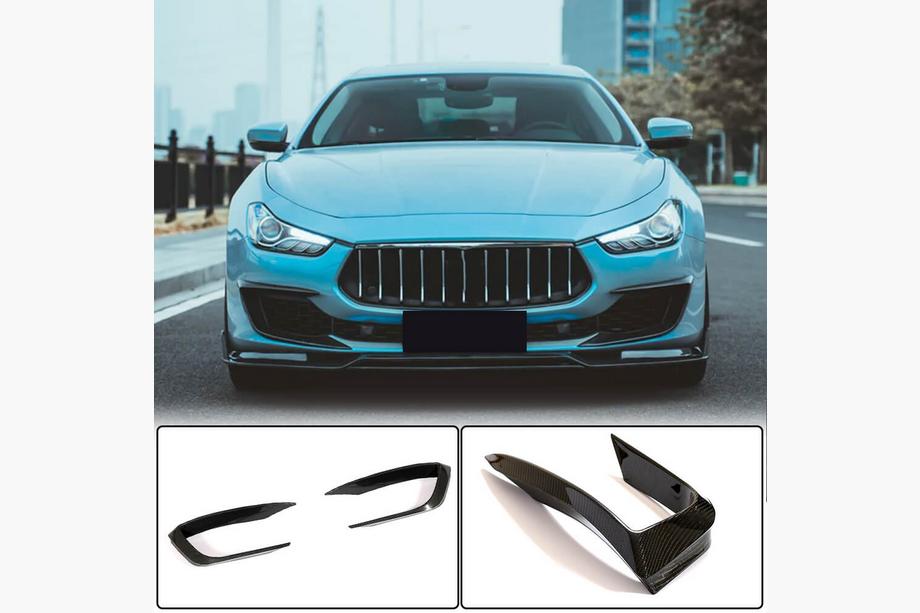 Maserati Ghibli 2013–2023 Frontkofanger-lister (til Base 2018-2020, kulfiber) Image