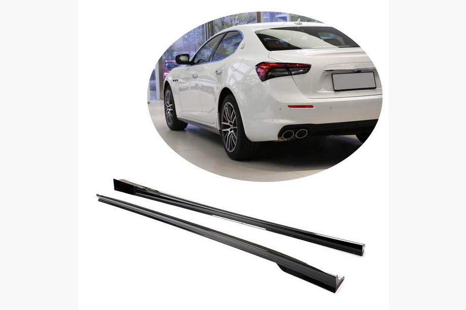 Maserati Ghibli 2013–2023 Sideskørter V2 (til Base/S/S Q4/Diesel/250 Diesel, carbon) Image