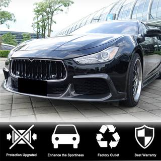 Frontlæbe til forreste kofanger Lip V1 (til Base/S/S Q4 2013-2017, carbon) Maserati Ghibli 2013–2023 foto 2