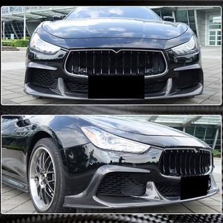 Frontlæbe til forreste kofanger Lip V1 (til Base/S/S Q4 2013-2017, carbon) Maserati Ghibli 2013–2023 foto 3