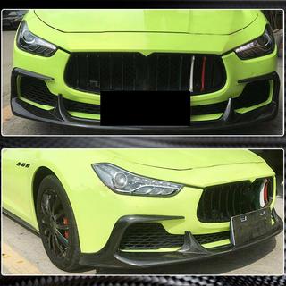 Frontlæbe til forreste kofanger Lip V1 (til Base/S/S Q4 2013-2017, carbon) Maserati Ghibli 2013–2023 foto 4