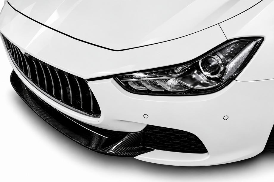 Maserati Ghibli 2013–2023 Kofangerlæbe foran Lip V2 (til Base/S/S Q4 2013-2017, kulfiber) Image