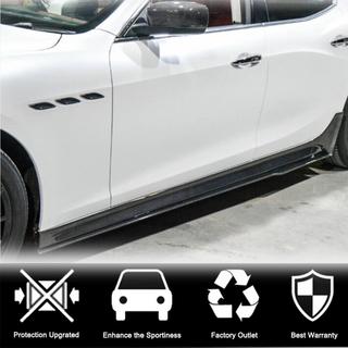 V3 sideskørter (til Base/S/S Q4/Diesel/250 Diesel, carbon) Maserati Ghibli 2013–2023 foto 2