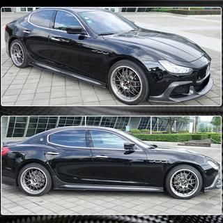V3 sideskørter (til Base/S/S Q4/Diesel/250 Diesel, carbon) Maserati Ghibli 2013–2023 foto 4