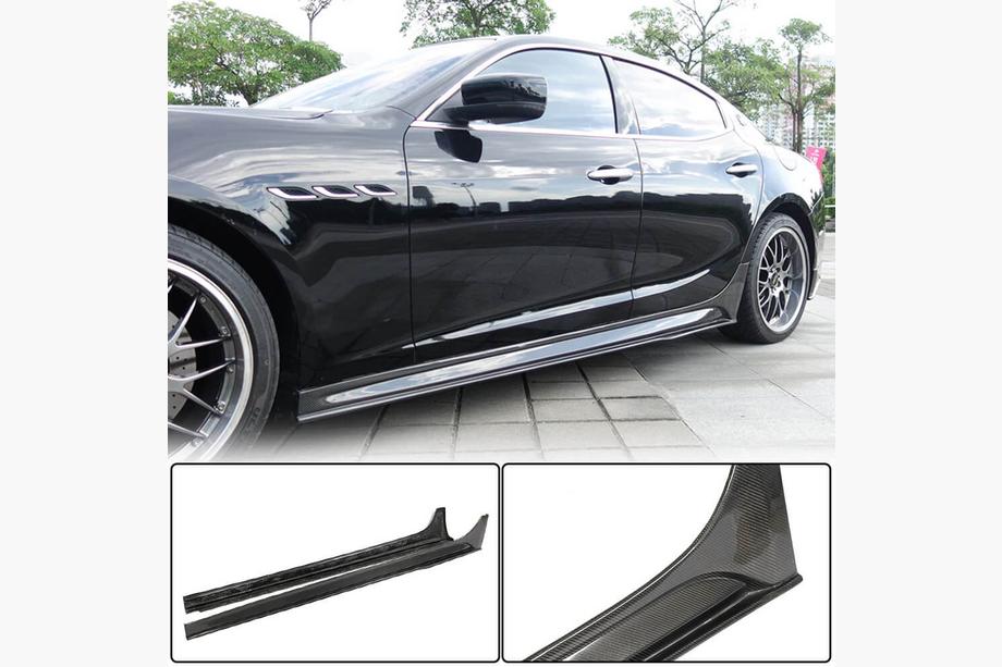 Maserati Ghibli 2013–2023 V3 sideskørter (til Base/S/S Q4/Diesel/250 Diesel, carbon) Image