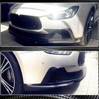 Frontspoilerlæbe Lip V3 til forreste kofanger (til Base/S/S Q4 2013-2017, carbon) Maserati Ghibli 2013–2023 foto 3