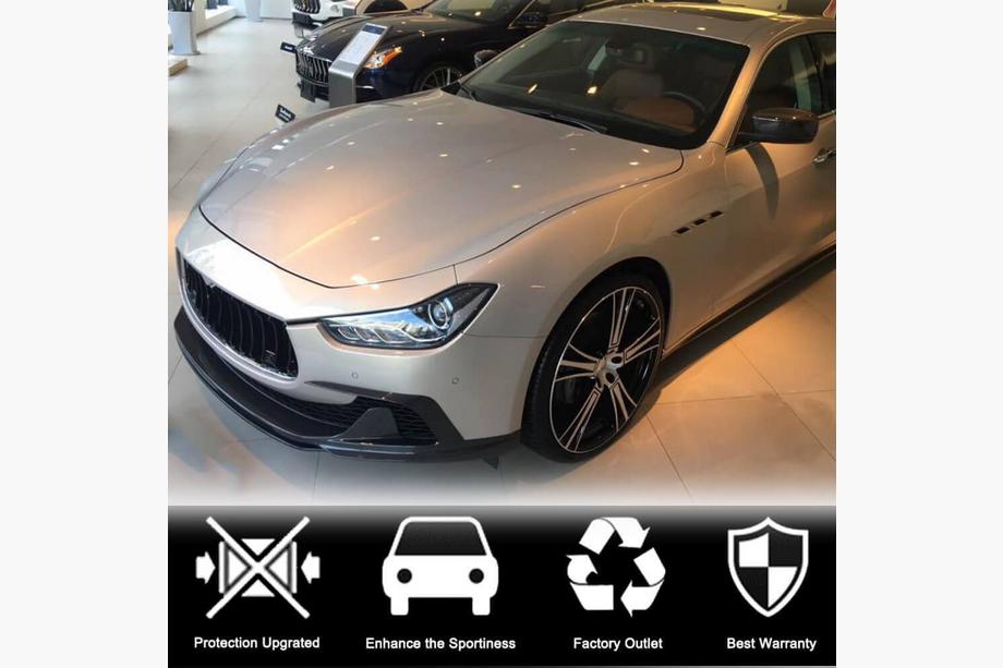 Maserati Ghibli 2013–2023 Frontspoilerlæbe Lip V3 til forreste kofanger (til Base/S/S Q4 2013-2017, carbon) Foto 2