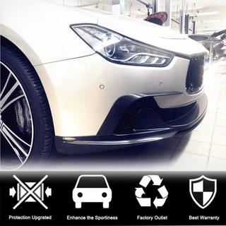 Frontspoilerlister til forreste kofanger (til Base/S/S Q4 2013-2017, carbon) Maserati Ghibli 2013–2023 foto 2