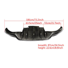 Maserati GranTurismo 2007–2019 Bagkofanger diffuser (2007-2013, carbon) foto 5