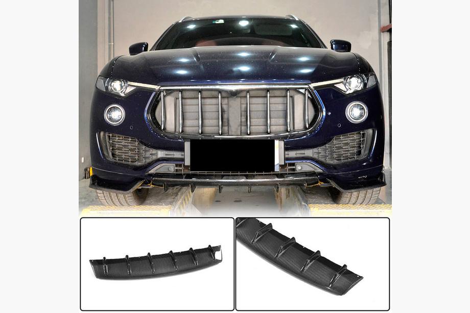 Maserati Levante 2016– Frontlip til kofanger Lip V1 (til Base/S, carbon) Image