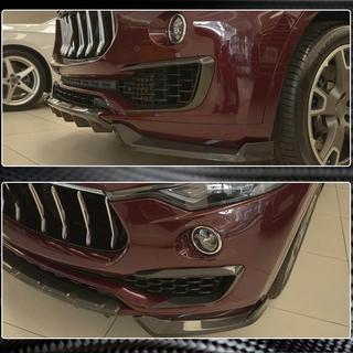Frontkofanger-læber (til Base/S, carbon) Maserati Levante 2016– foto 4