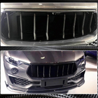 Maserati Levante 2016– Kulfiber frontgrillafdækning (til Base/S, carbon) foto 3