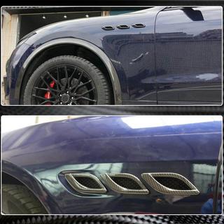 Kulfiber afdækninger til forskærme (2013-2017) Maserati Quattroporte 2013–2023 foto 3