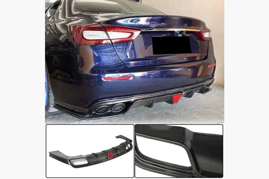 Maserati Quattroporte 2013–2023 Bagkofanger-diffuser V1 (til S/S Q4 2017-2020, Carbon) Image