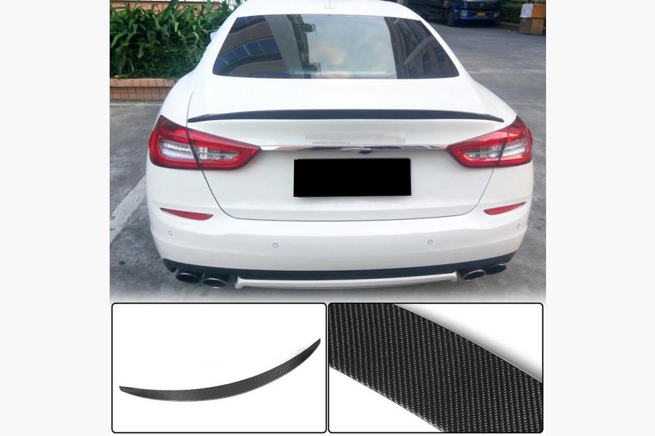 Maserati Quattroporte 2013–2023 Spoiler V4 (Carbon) Image