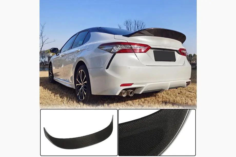 Toyota Camry 2017–2023 Spoiler V2 (kulfiber) Image