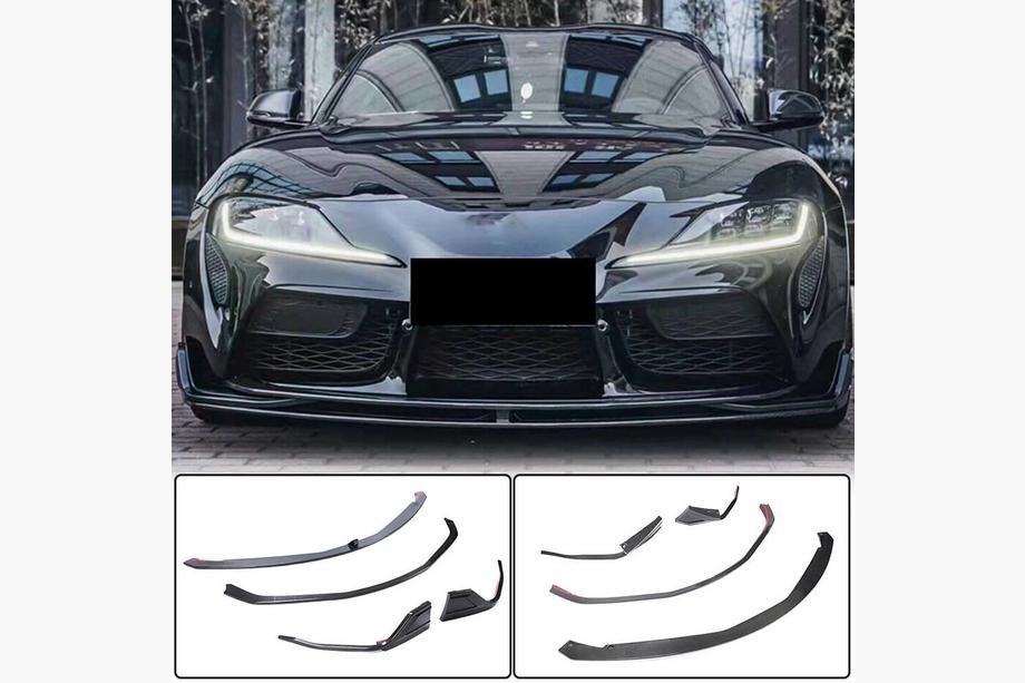 Toyota Supra 2019– Frontspoilerlæbe til forreste kofanger Lip V2 (Carbon) Foto 7