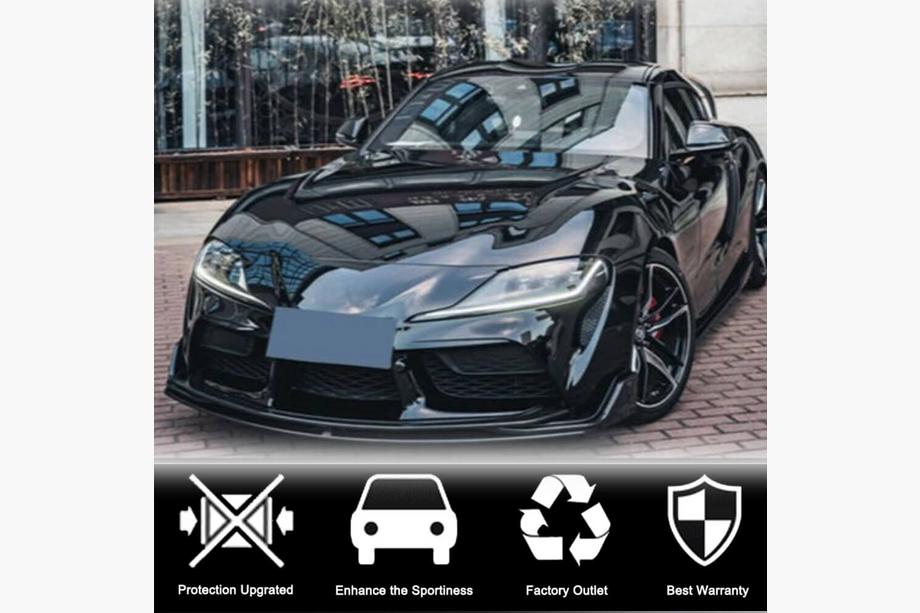 Toyota Supra 2019– Frontspoilerlæbe til forreste kofanger Lip V2 (Carbon) Foto 8