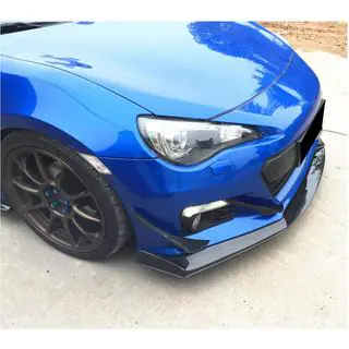 Frontspoilerlæbe til forreste kofanger Lip V2 (Carbon) foto 3