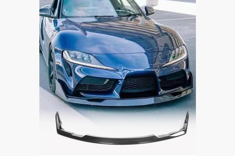 Toyota Supra 2019– Frontlæbespoiler til forreste kofanger Lip (2022-2024, carbon) Foto 1