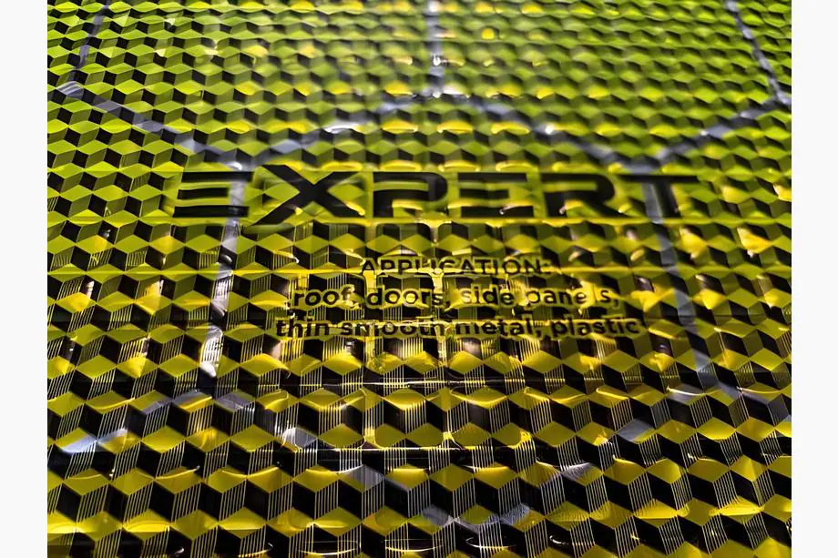 Vibrationsdæmpende måtte ULTIMATE EXPERT COLD GOLD 2,1 mm (50x35 cm) Foto 2