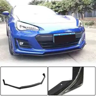 Frontspoiler-læbe Lip V1 (2017-2021, Carbon) foto 1