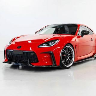 Kulfiber frontlæbe til forreste kofanger Lip V2 (2021-2023, Carbon) Subaru BRZ 2021– foto 2