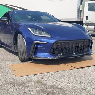 Kulfiber frontlæbe til forreste kofanger Lip V2 (2021-2023, Carbon) Subaru BRZ 2021– foto 3