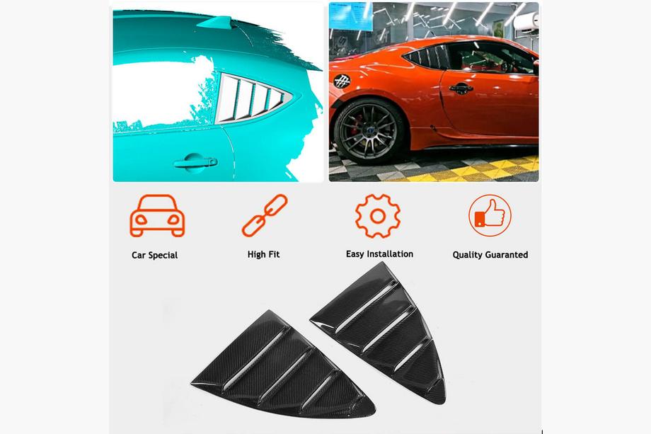 Subaru BRZ 2012–2021 Bagrudeafdækninger (Carbon) Foto 2