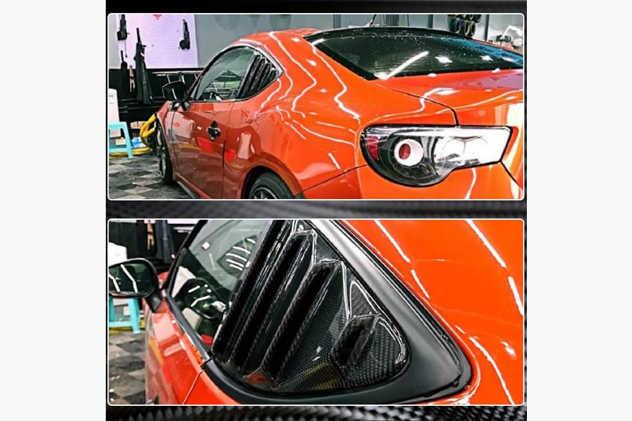 Subaru BRZ 2012–2021 Bagrudeafdækninger (Carbon) Foto 5