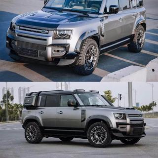 Skærmforøgere (Bushwacker, 6 stk, carbon) Land Rover Defender 2019– foto 3