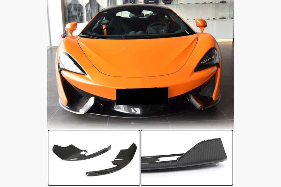McLaren 540C/570S 2015–2020 Front kofangerflaps (kulfiber) Image